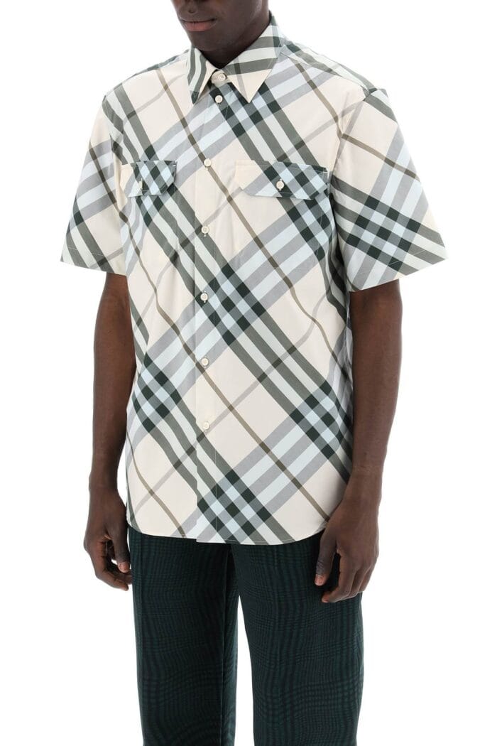 BURBERRY Short-sleeved Checkered Shirt