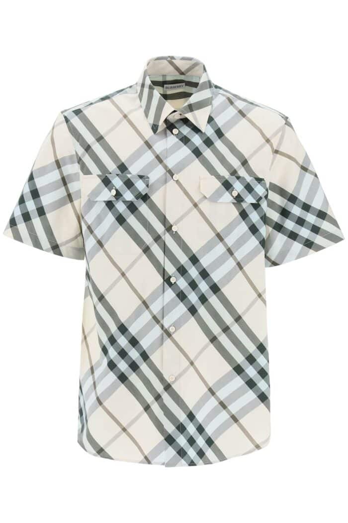 BURBERRY Short-sleeved Checkered Shirt