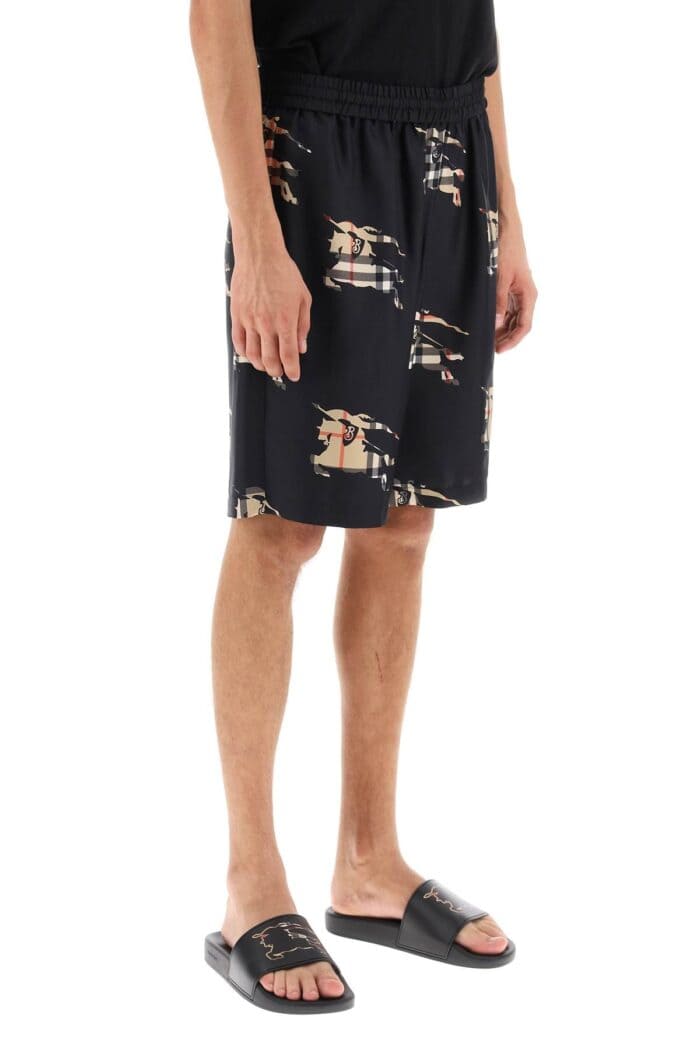 Burberry Shorts With Ekd Motif