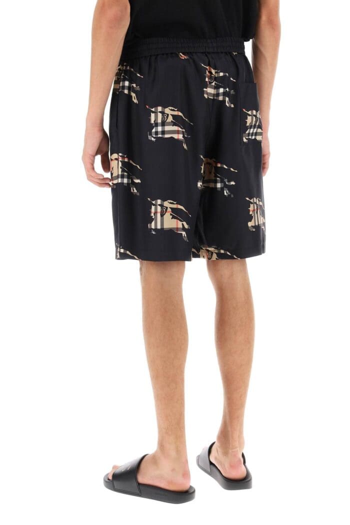 Burberry Shorts With Ekd Motif