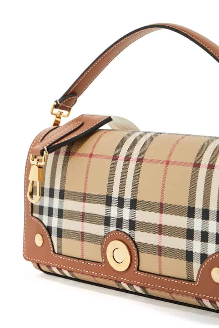 BURBERRY "shoulder Bag With Check Pattern Notes