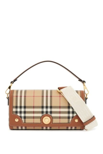 BURBERRY "shoulder Bag With Check Pattern Notes