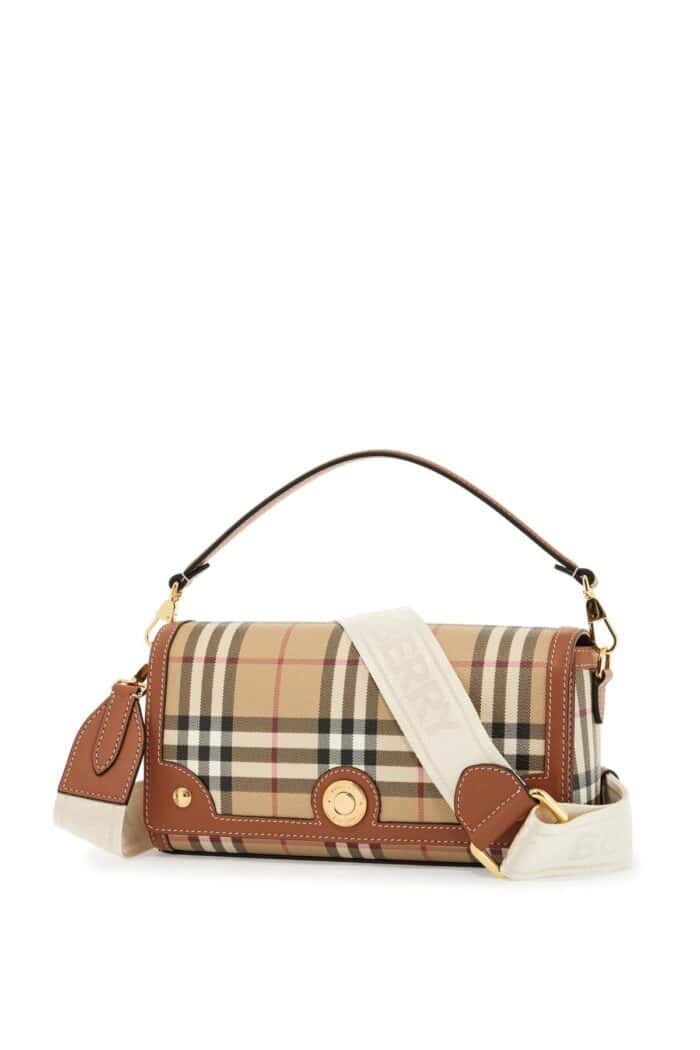 BURBERRY "shoulder Bag With Check Pattern Notes