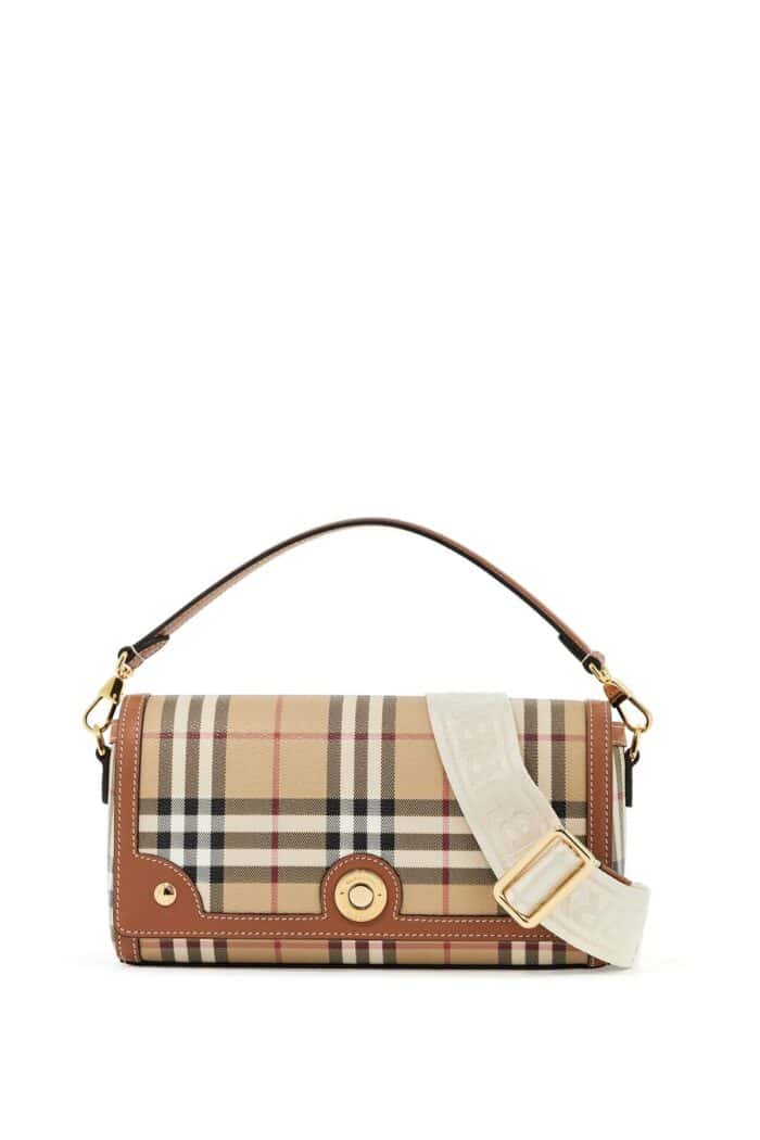 BURBERRY "shoulder Bag With Check Pattern Notes