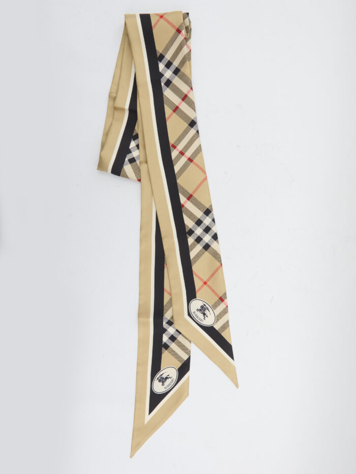 Burberry Silk twill ribbon