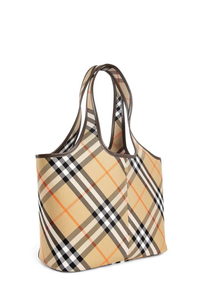 BURBERRY Small Check Tote Bag