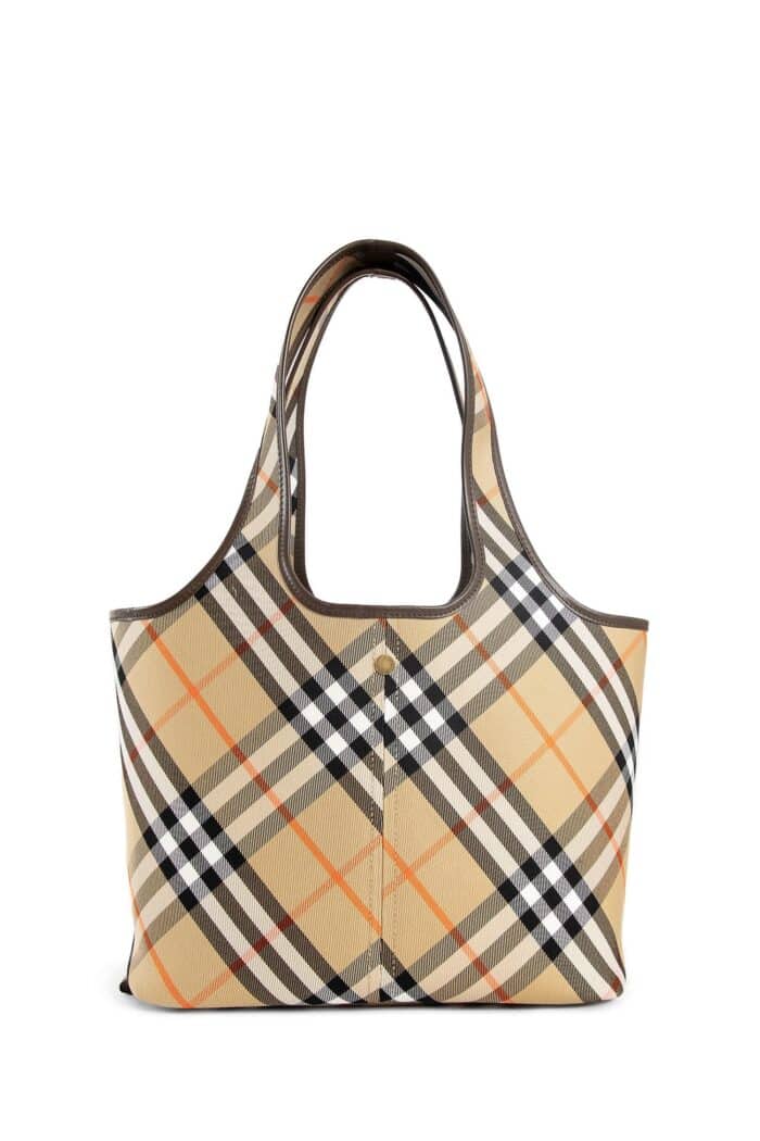 BURBERRY Small Check Tote Bag