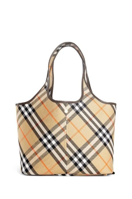 BURBERRY Small Check Tote Bag