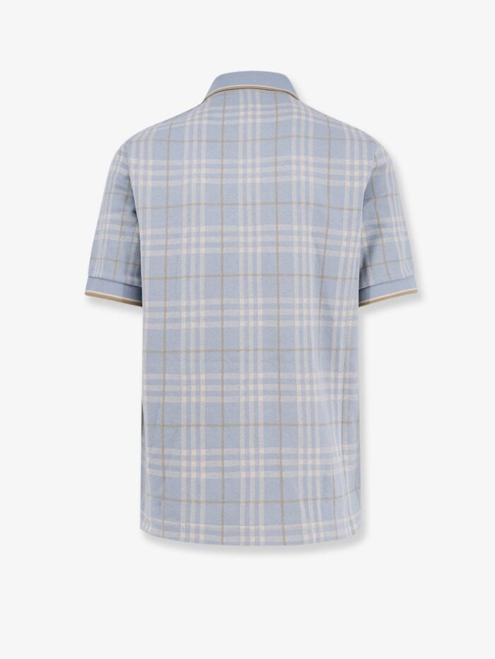 Burberry Stan Polo Shirt With Check Print