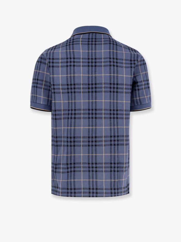 Burberry Stan Polo Shirt With Check Print