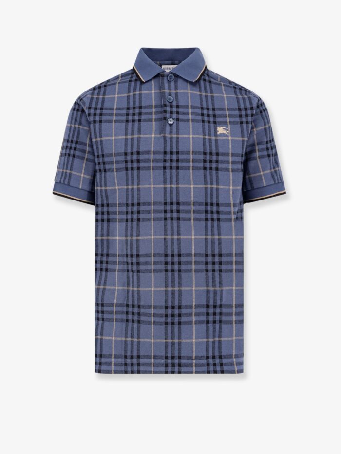 Burberry Stan Polo Shirt With Check Print