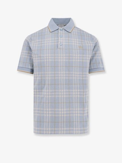 Burberry Stan Polo Shirt With Check Print