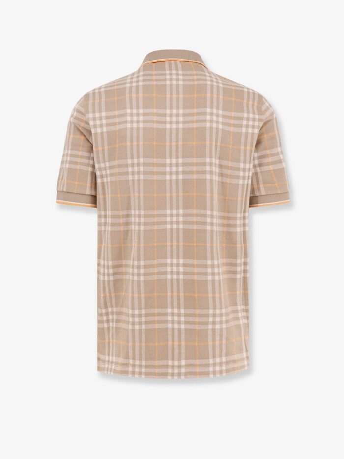 Burberry Stan Polo Shirt With Check Print