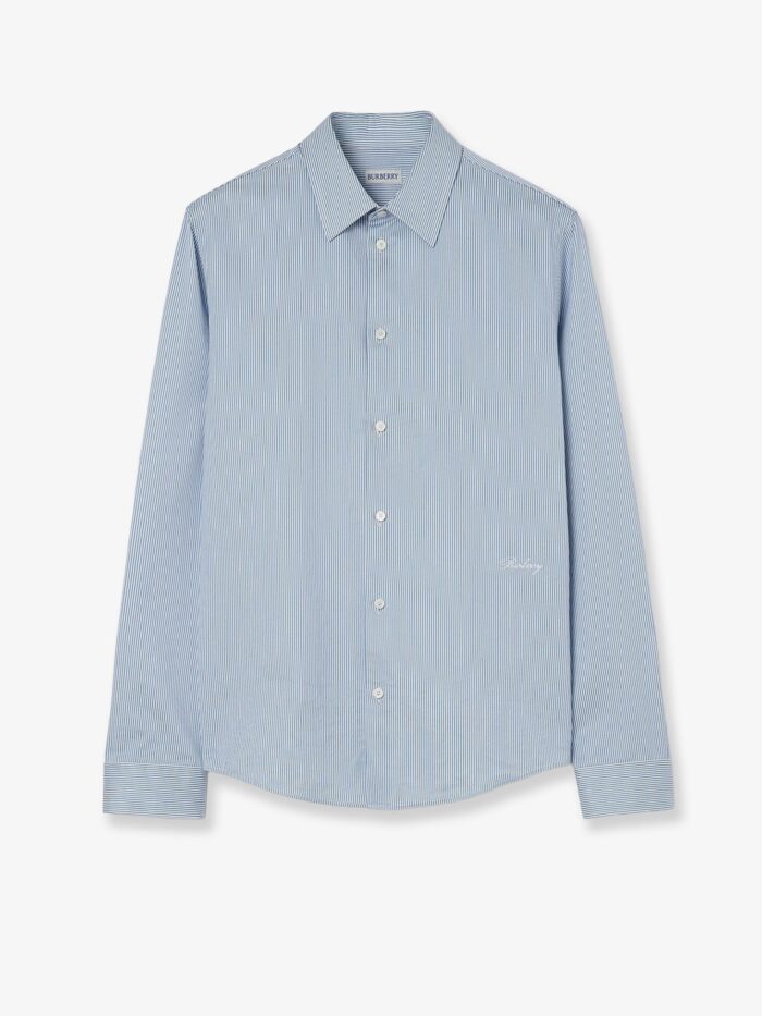 burberry striped cotton shirt Burberry Striped Cotton Shirt