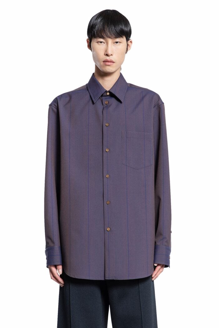 BURBERRY Striped Wool Shirt