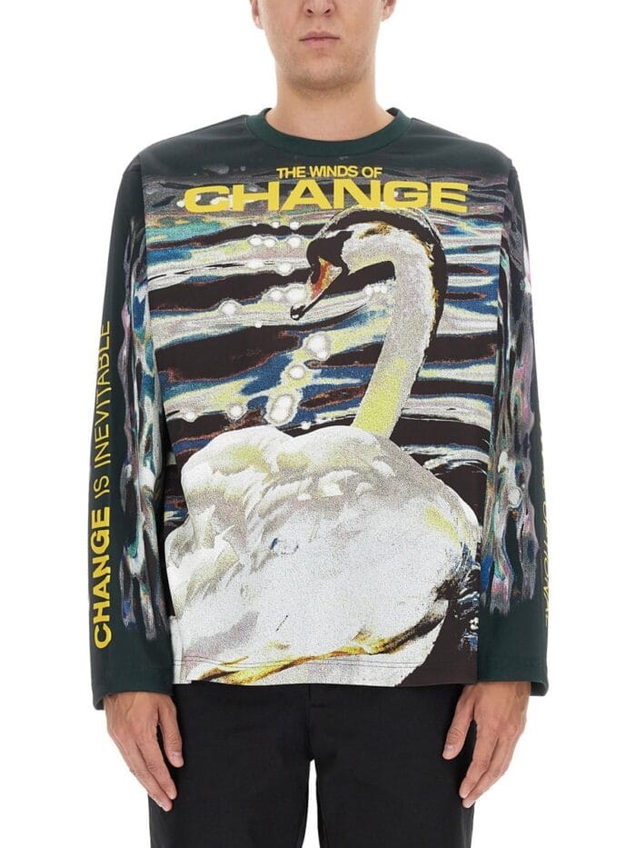 Burberry SWAN PRINT T-SHIRT