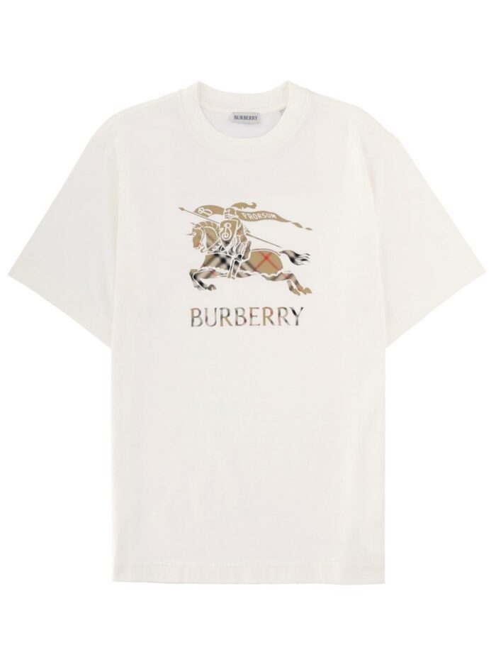 burberry t shirt with logo Burberry T-SHIRT WITH LOGO