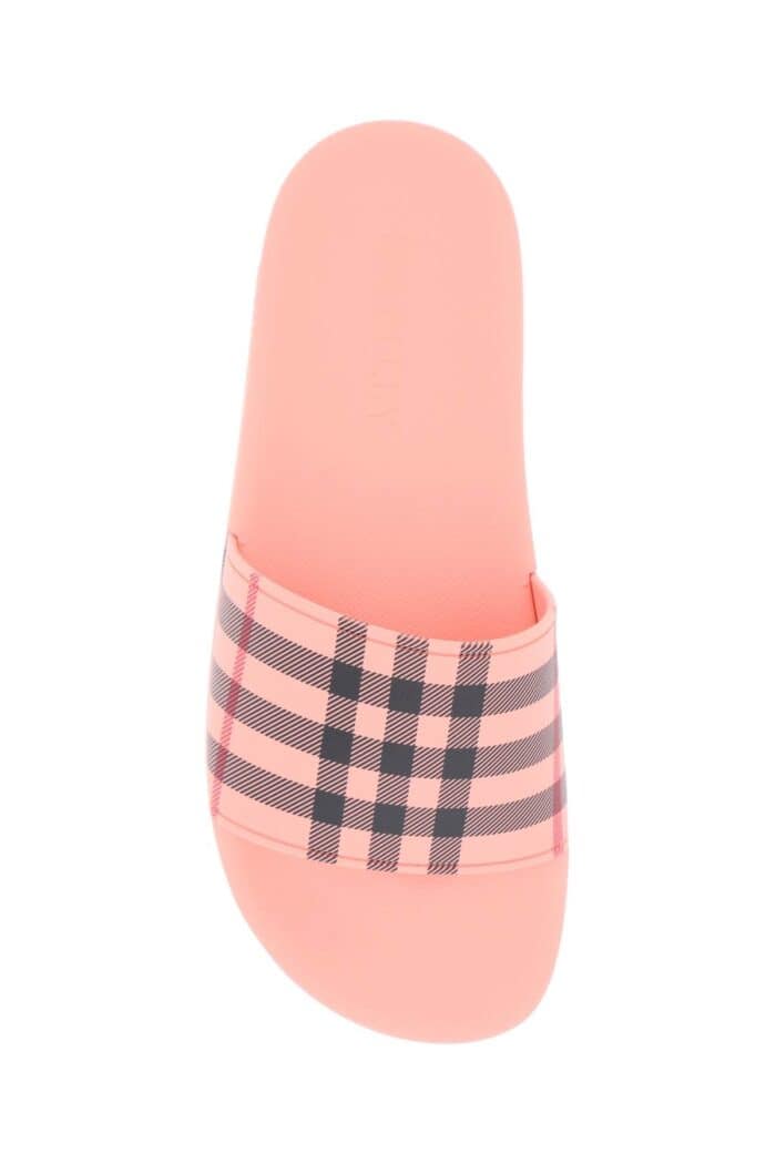 Burberry Tartan Rubber Slides