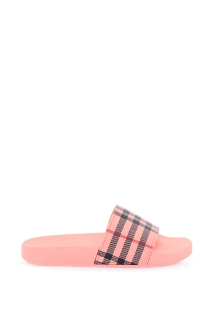 Burberry Tartan Rubber Slides