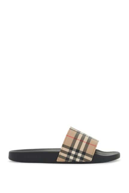 BURBERRY Tartan Slides