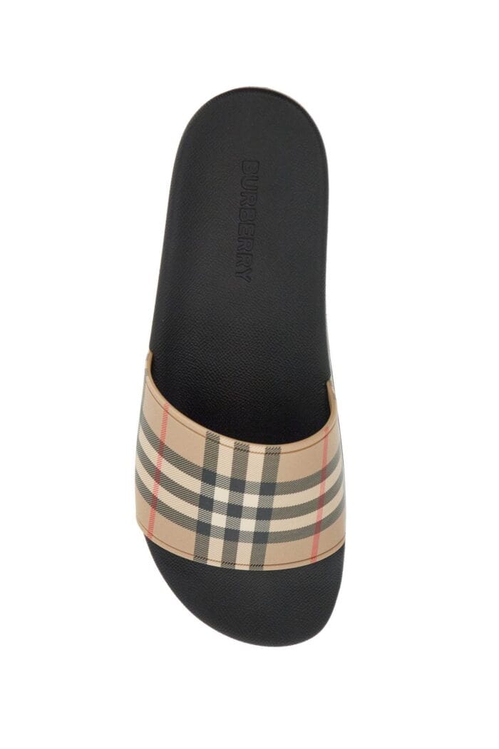 BURBERRY Tartan Slides