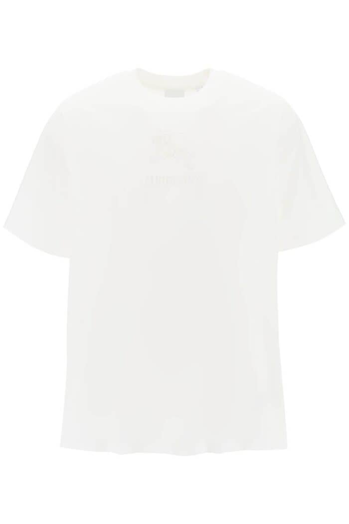 BURBERRY Tempah T-shirt With Embroidered Ekd