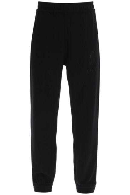 Burberry Tywall Sweatpants With Embroidered Ekd