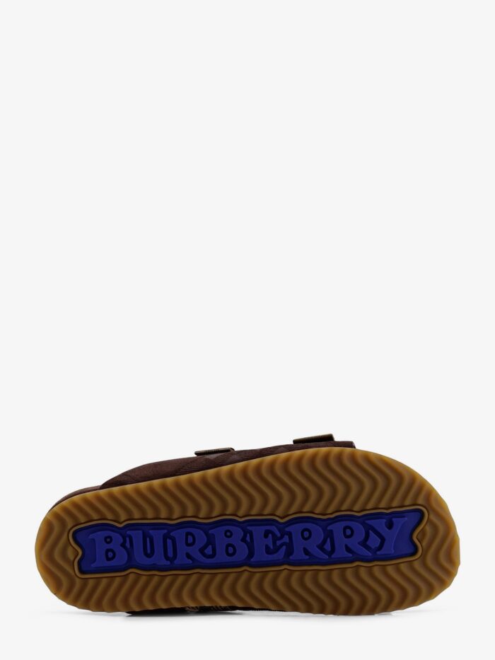 Burberry Urchin Suede And Synthetic Fabric Sandals