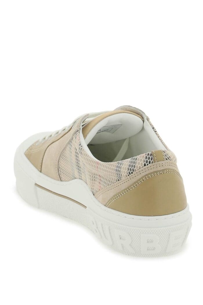 Burberry Vintage Check & Leather Sneakers