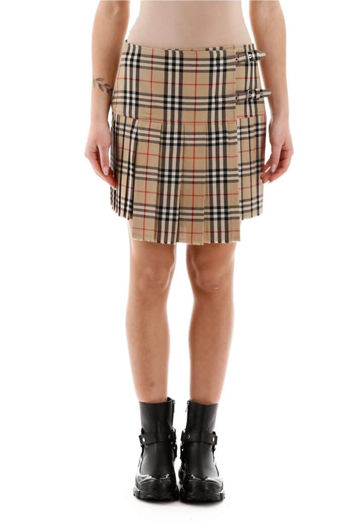 Burberry Vintage Check Wool Kilt