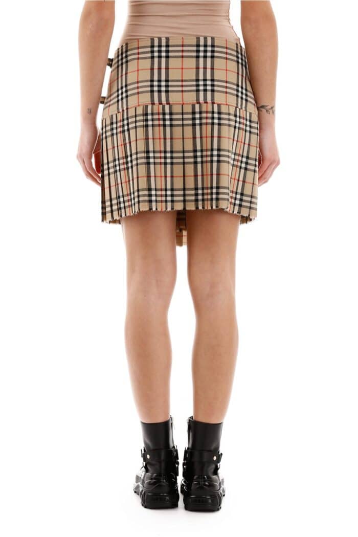 Burberry Vintage Check Wool Kilt