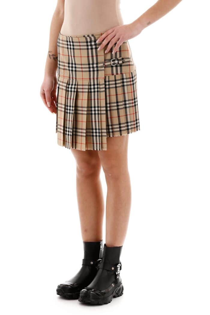 Burberry Vintage Check Wool Kilt