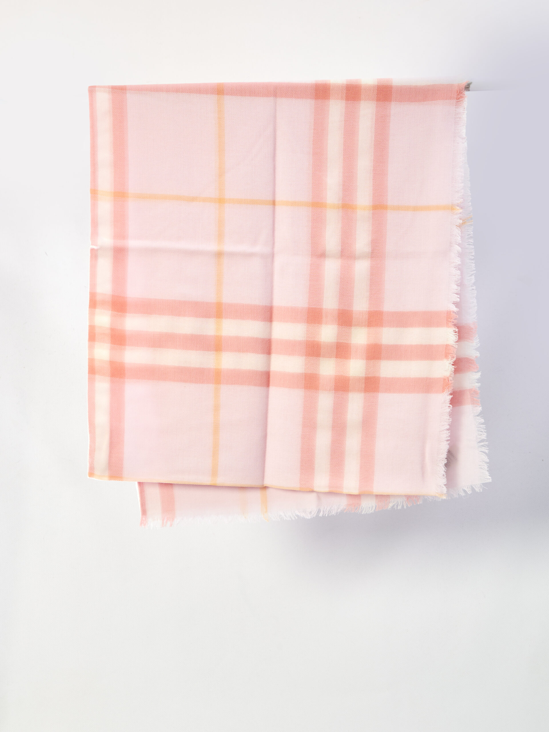 Burberry Wide wool Check scarf