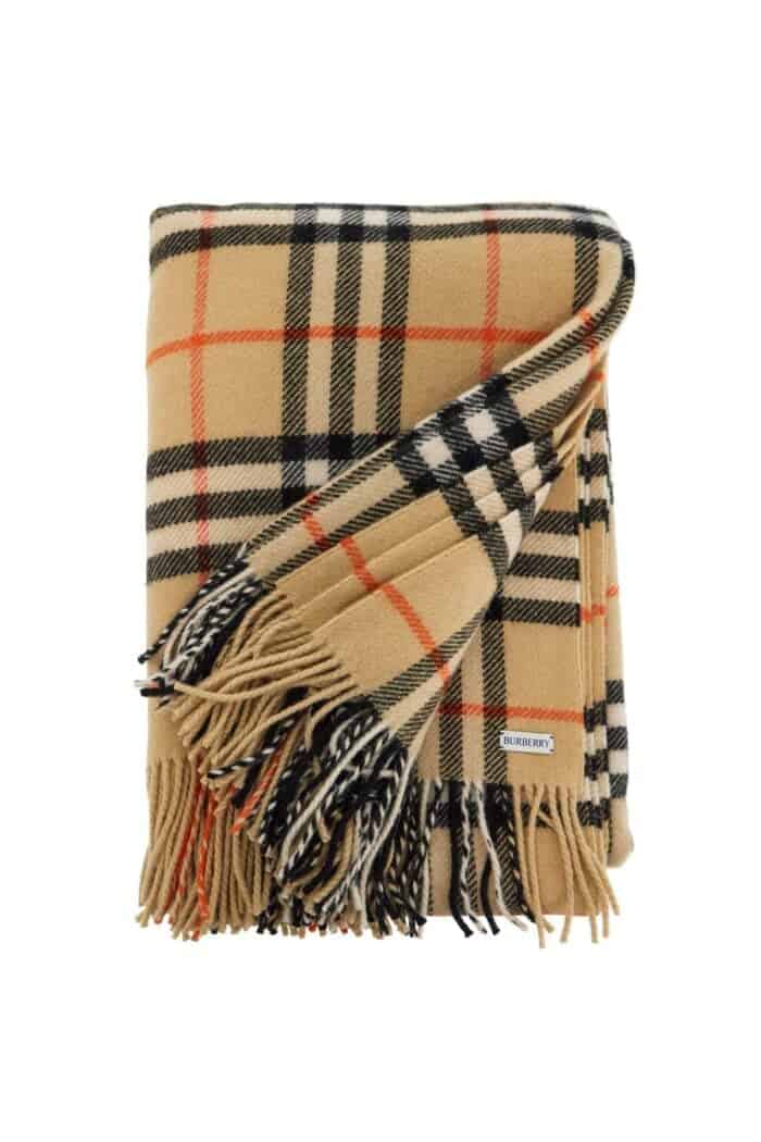 BURBERRY Wool And Cashmere Blanket