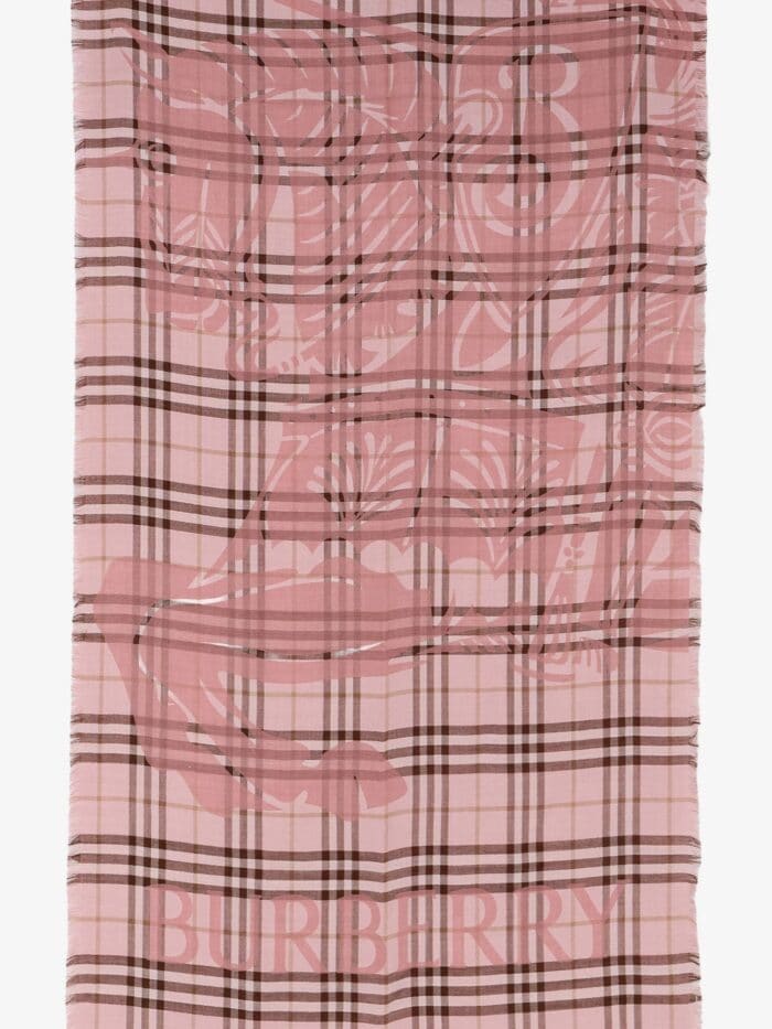Burberry Wool And Silk Scarf