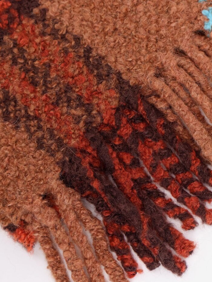 Burberry Wool Blend And Alpaca Bouclé Scarf