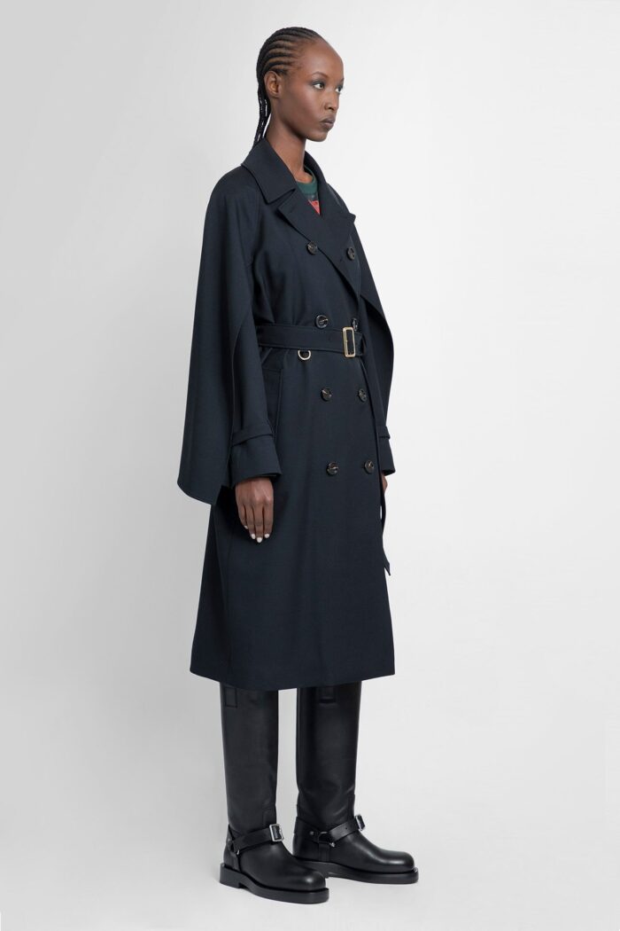 BURBERRY Wool Blend Trench Coat