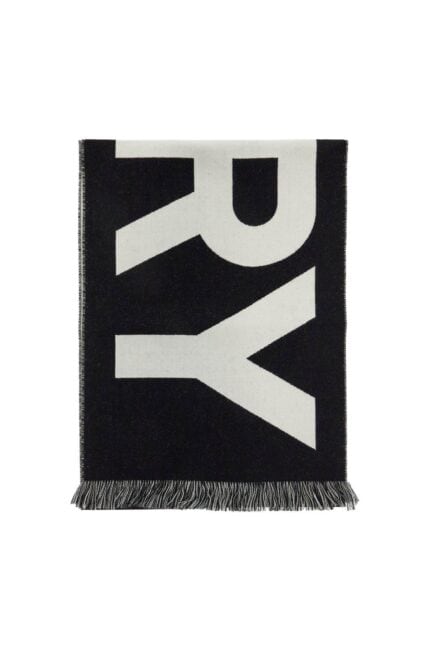 BURBERRY Wool Logoed Scarf