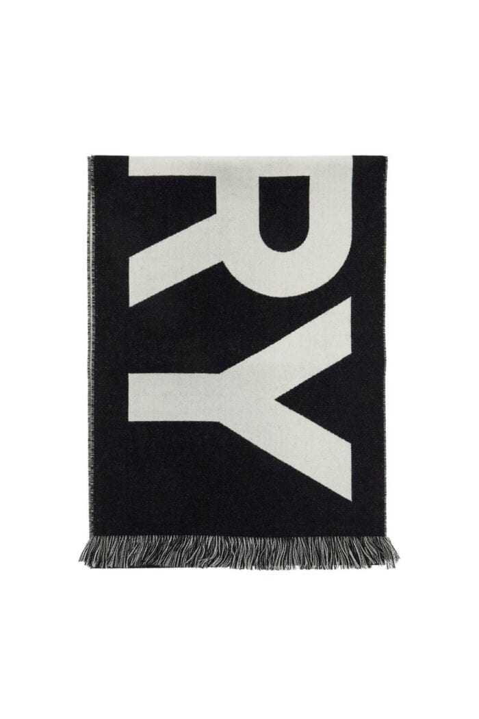 BURBERRY Wool Logoed Scarf