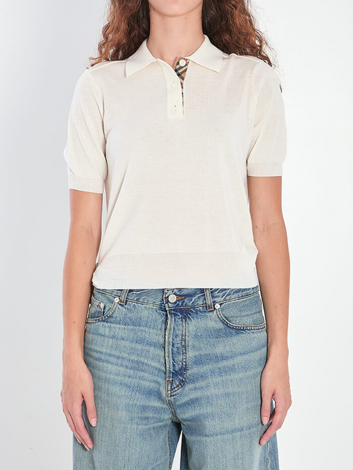 Burberry Wool Polo Shirt