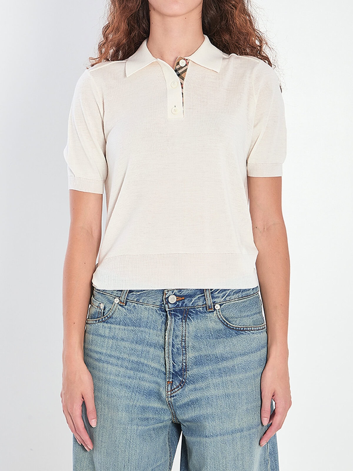 Burberry Wool Polo Shirt