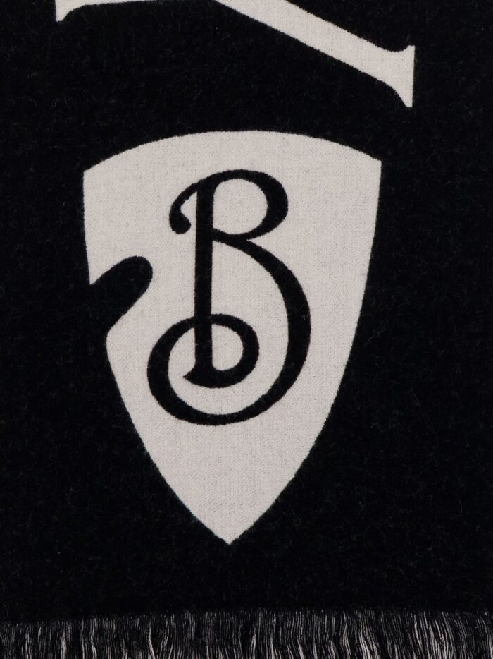 Burberry Wool Scarf With Lettering Logo