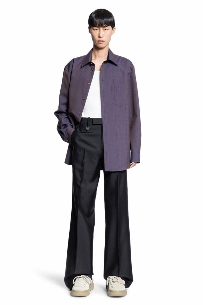 BURBERRY Wool Silk Tailored Trousers