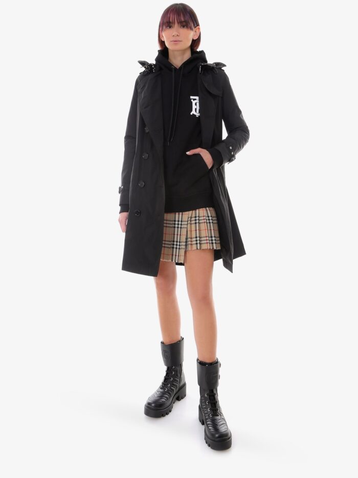 Burberry Wool Skirt With Iconic Print
