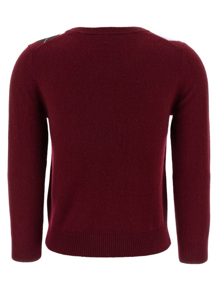 GANNI 'Burgundy Check' Cardigan