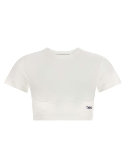 The Attico Bustier Crop T-shirt