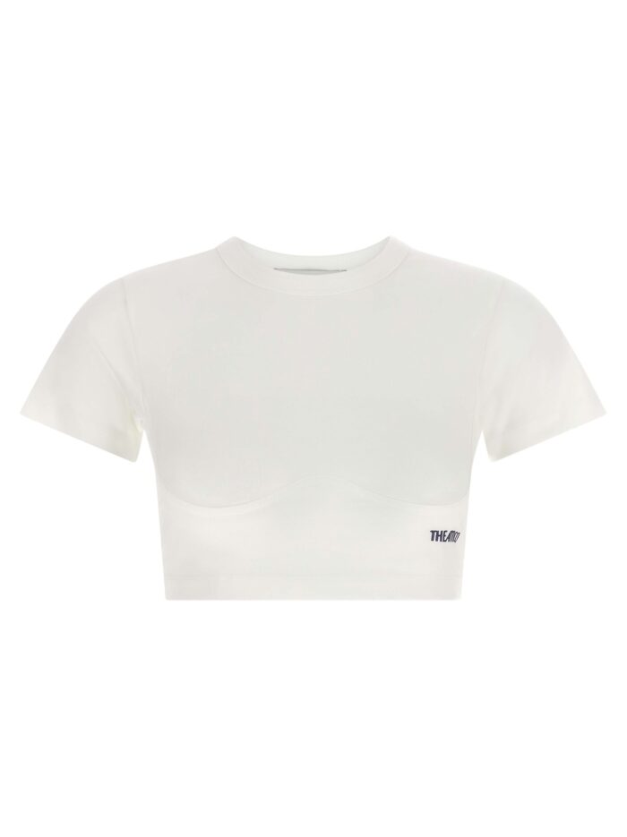 the attico bustier crop t shirt The Attico Bustier Crop T-shirt