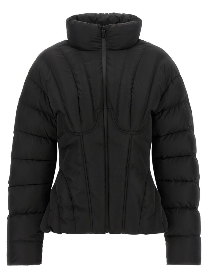 elisabetta franchi bustier quilted down jacket Elisabetta Franchi Bustier Quilted Down Jacket