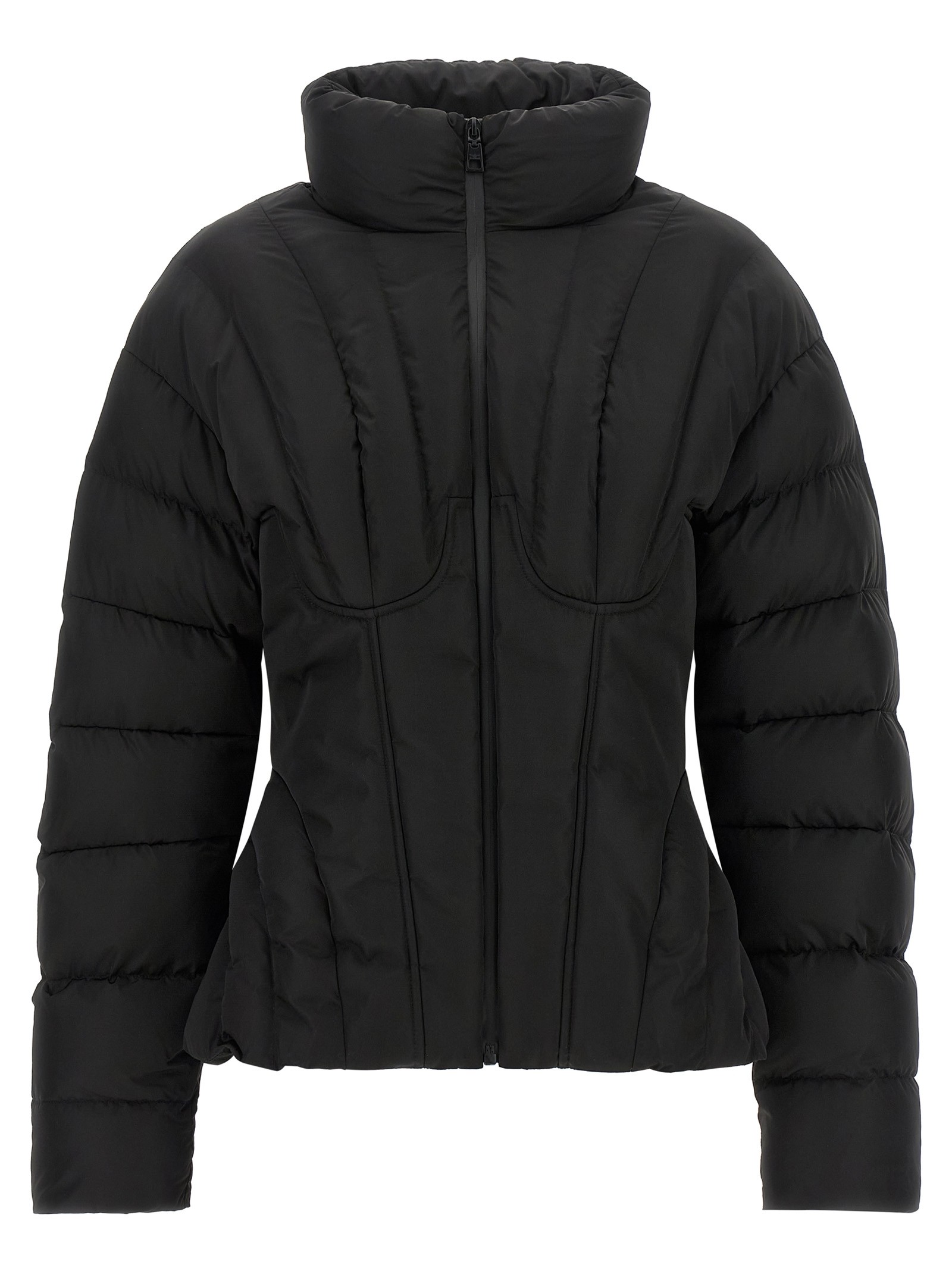 Elisabetta Franchi Bustier Quilted Down Jacket