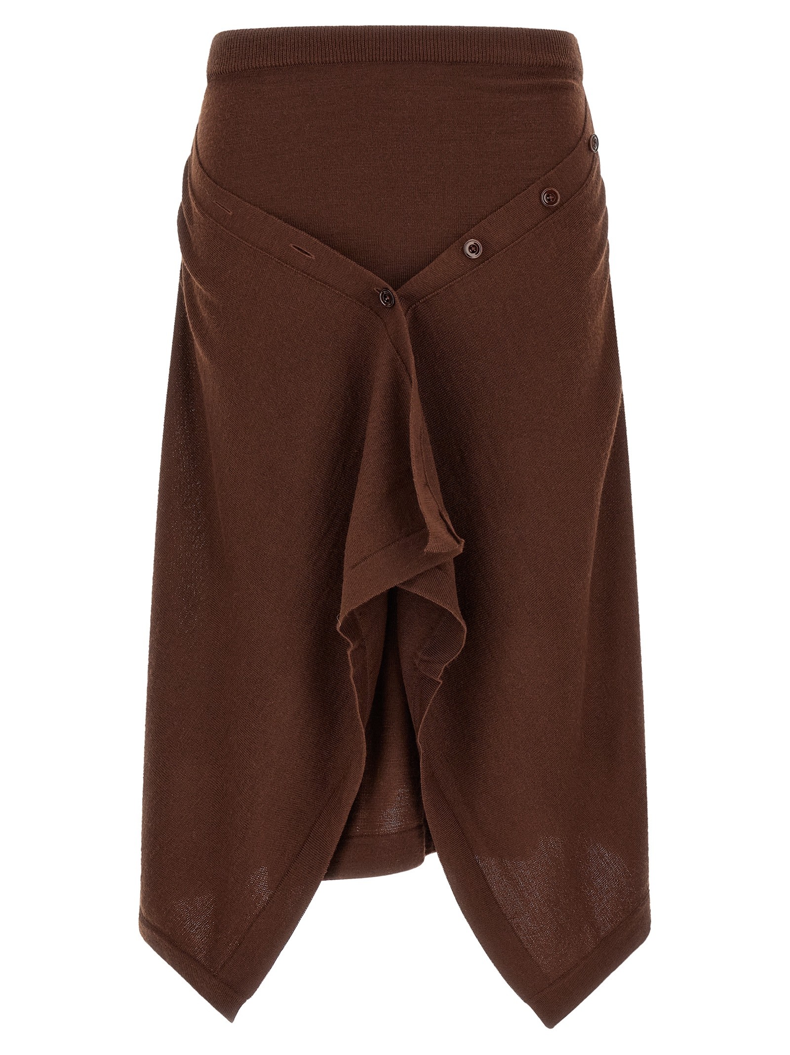 LEMAIRE Button Asymmetrical Skirt